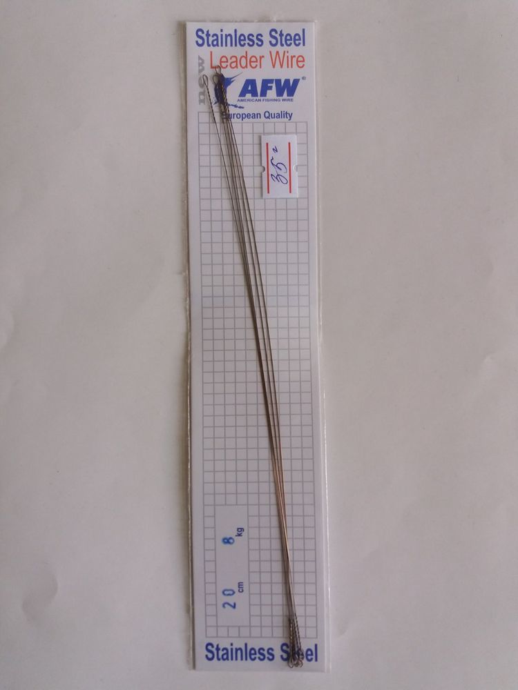 Fishing Wire AFW Twist 20 cm 8 kg - 1 package of 5 pieces