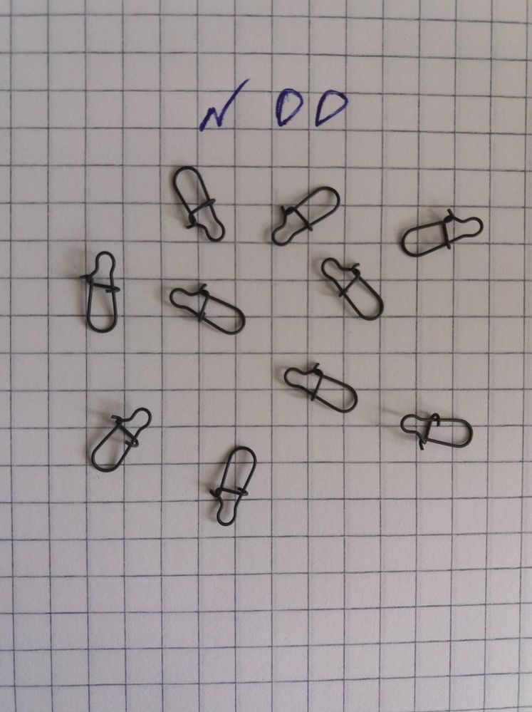 Застібка американка № 00 - 1 упаковка - 10 штук