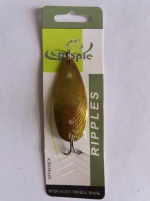 RIPPLES Anti-Hitch L&ouml;ffel Gewicht 20 Gramm Farbe GOLD