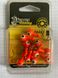 AKARA Jig Head 1 weight 8 grams C-32760 Colour ORANGE - 1 package of 10 pieces