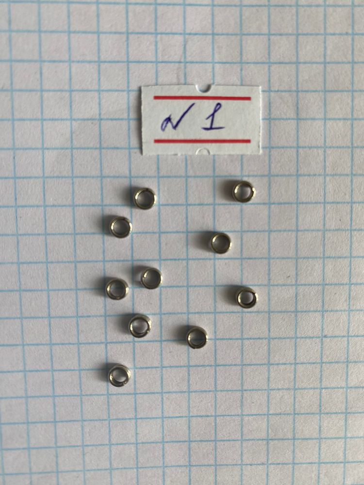 Заводне кільце № 1 діаметр 3 мм - 1 упаковка - 10 штук