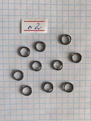 Заводне кільце № 2 діаметр 6 мм - 1 упаковка - 10 штук