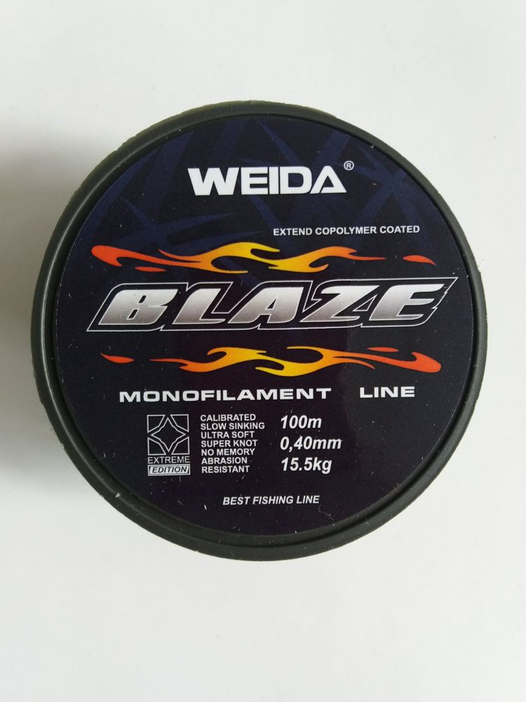 WEIDA BLAZE Fishing Line Diameter 0.40 mm Length 100 m 15.5 kg