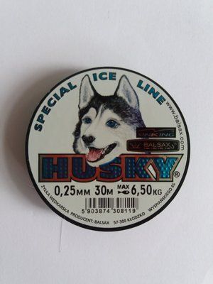 HUSKY Angelschnur Durchmesser 0,25 mm 30 m