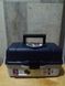 3 Tray Tackle Box Blue Lid