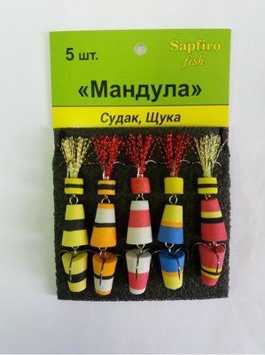 Снасть Мандула з 2 трійниками - 1 штука