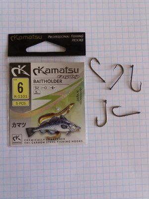 KAMATSU Hooks No. 6 K-1101 - 1 package of 5 pieces