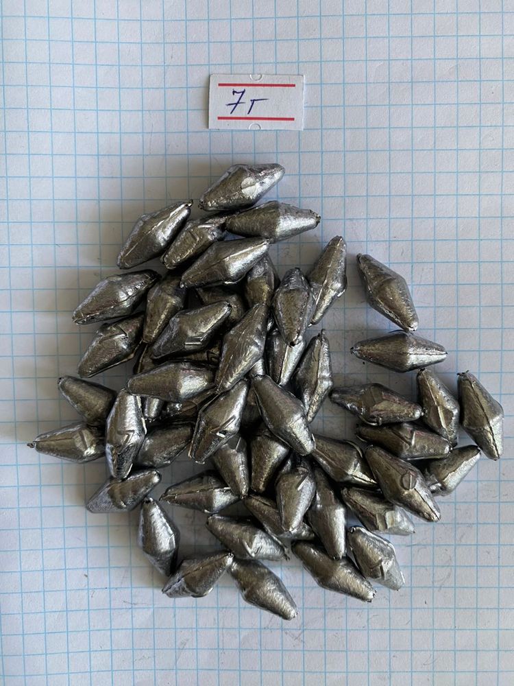 Sinker "Olive" 7 grams - 1 package of 50 pieces