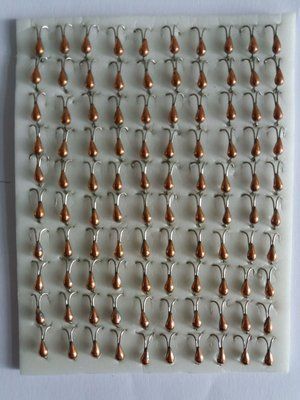 Brazed Goat Ice Fishing Lure COPPER Colour No. 1
