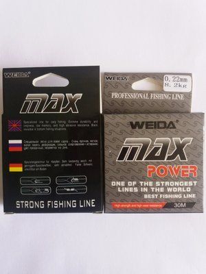 WEIDA MAX POWER Angelschnur Durchmesser 0,22 mm 30 m