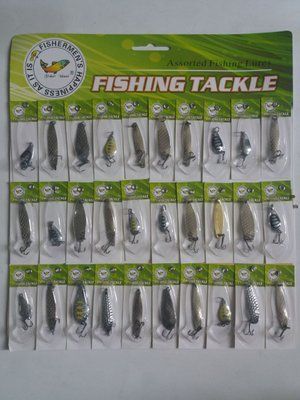 Set of Oscillating Spoons on Tablet 30 pieces