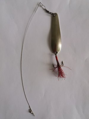 The Most Effective Oscillating Spoon Handmade Tail 25 grams Colour SILVER