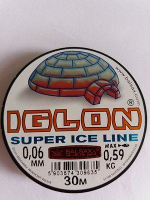 IGLON Angelschnur Durchmesser 0,06 mm 30 m