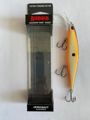 Воблер Rapala Shadow Rap Довжина 11 см Вага 13 грамів Джеркбейт повільно тонучий колір ПОМАРАНЧЕВИЙ