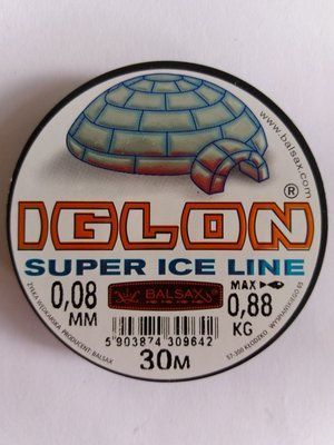 IGLON Angelschnur Durchmesser 0,08 mm 30 m