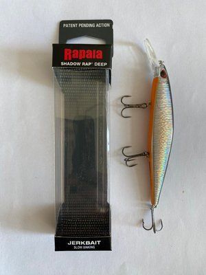 Воблер Rapala Shadow Rap Довжина 11 см Вага 13 грамів Джеркбейт повільно тонучий колір СІРИЙ