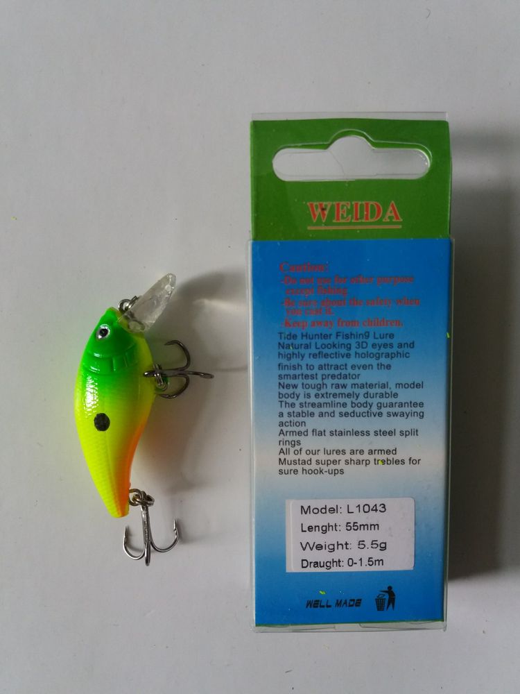 WEIDA Wobbler 55 mm 5.5 grams 0-1.5 m L1043