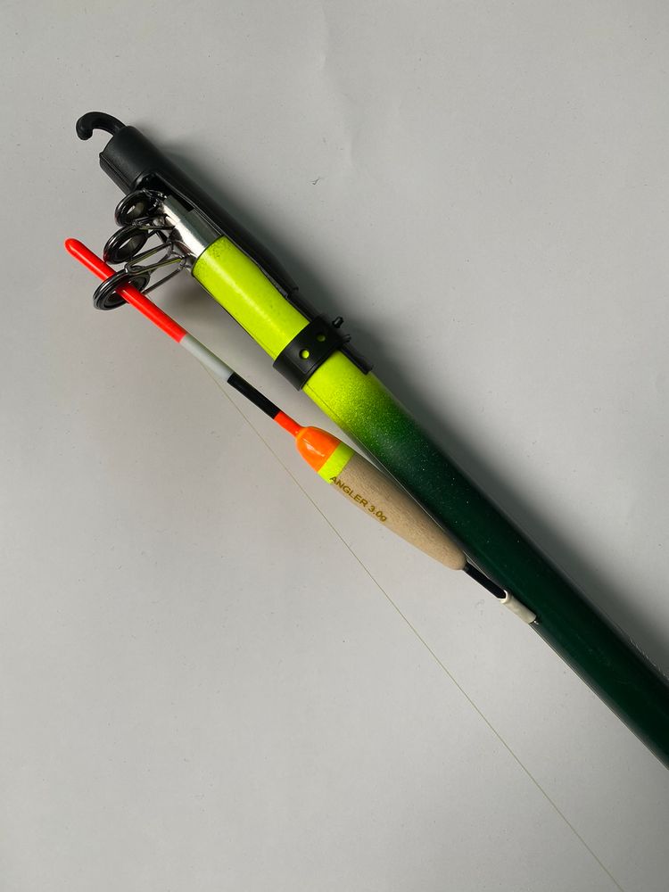 GOOD LUCKFiberglass Fishing Rod with Guides 4 m Test 80-120 grams (Reel SY200) Rigged and Ready