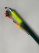 GOOD LUCKFiberglass Fishing Rod with Guides 4 m Test 80-120 grams (Metal reel with trigger) Rigged and Ready