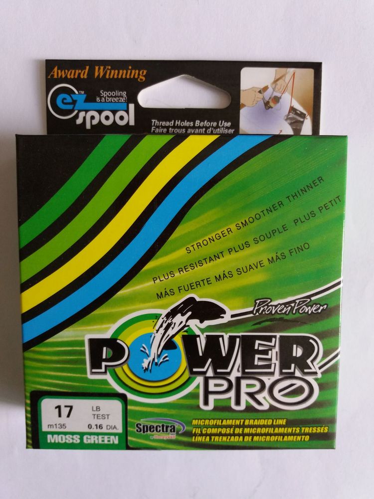 Power Pro Braided Fishing Line Diameter 0.16 mm 135 m