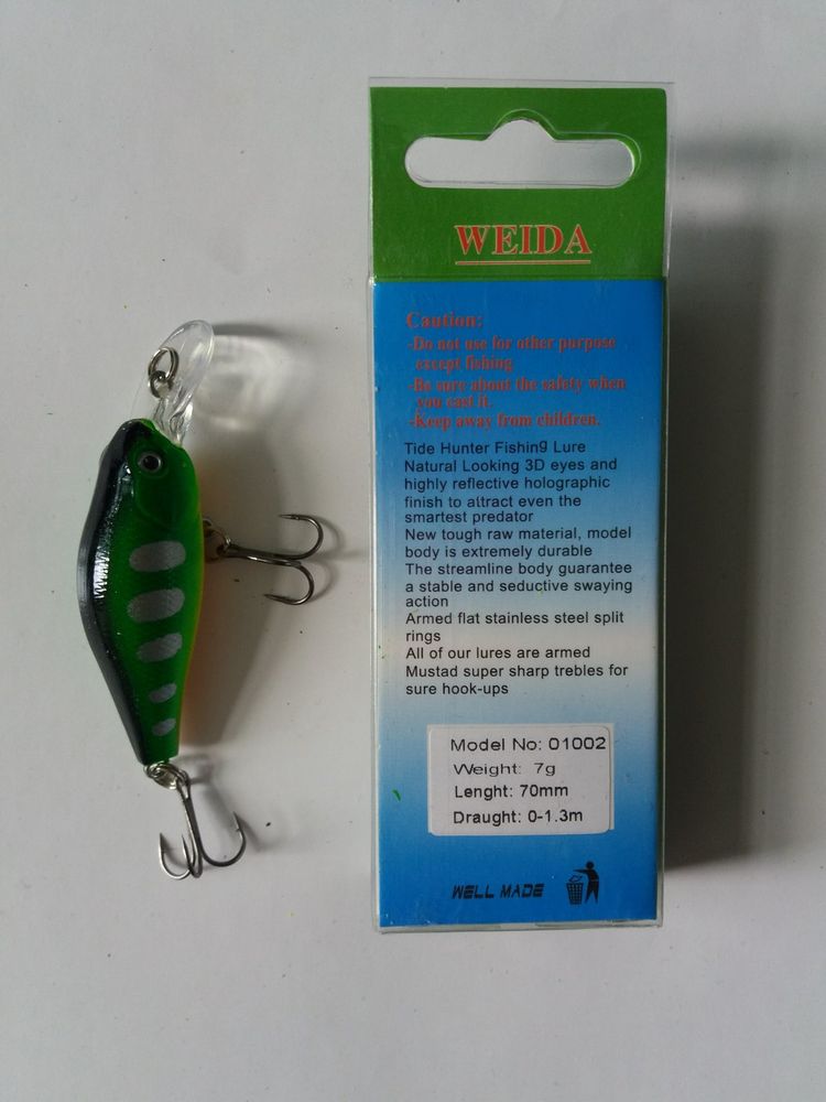 WEIDA Wobbler 70 mm 7 grams 0-1.3 m 01002