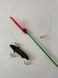 Ice Fishing Rod with Black Baget Fully Assembled