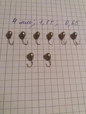 Tropfenf&ouml;rmiger Wolfram-Eisangelk&ouml;der 4 mm 1,1 Gramm NICKEL-Farbe