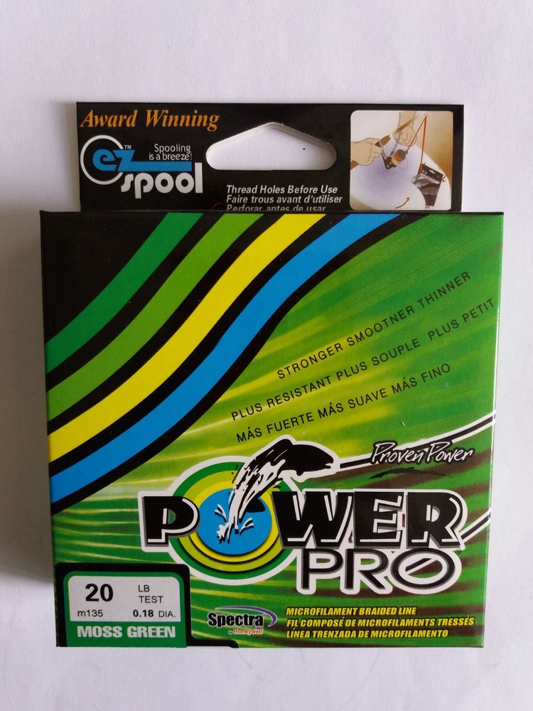 Power Pro Braided Fishing Line Diameter 0.18 mm 135 m