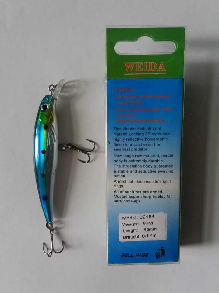 WEIDA Wobbler 90 mm 6,8 grams 0-1,4 m 02184