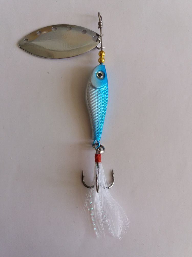 Spinnerbait mit Federn 16 Gramm 85 cm