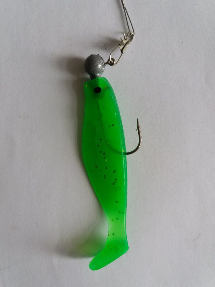 Rigged Silicone Bait Colour GREEN