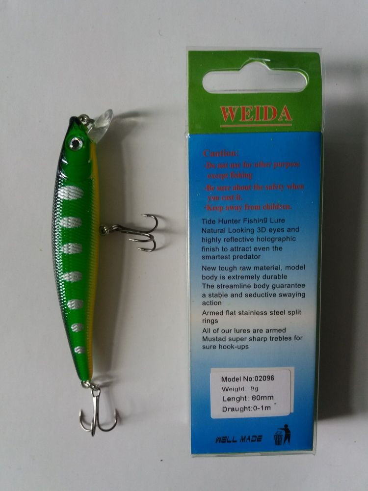 WEIDA Wobbler 80 mm 9 grams 0-1 m 02096