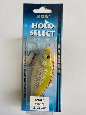 Wobbler JAXON Länge 9 cm Gewicht 17 Gramm Tauchtiefe 0,5-2,5 m KARAS F