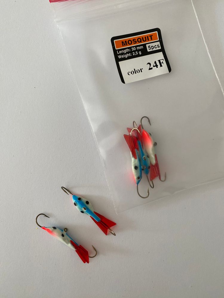 AKARA MOSQUIT Balansir Ice Fishing Lure Length 30 mm Weight 2.5 grams Colour 24F