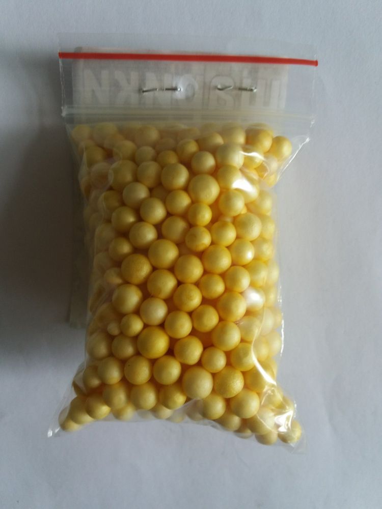 Small Yellow Foam Balls - 1 package