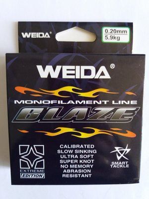 WEIDA BLAZE Angelschnur Durchmesser 0,20 mm 100 m