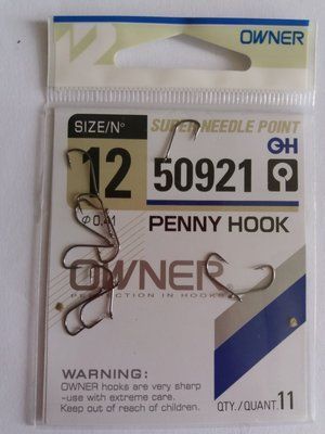 OWNER Haken Nr. 12 50921 - 1 Paket mit 11 St&uuml;ck