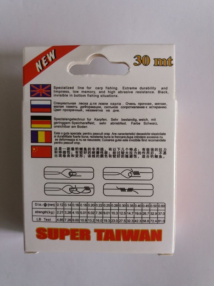 POLARIS Fishing Line Diameter 0.18 mm 30 m 5.6 kg Material From JAPAN