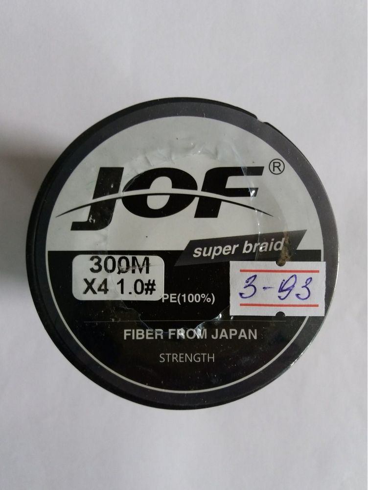 Шнур JOF діаметр 0,16 мм 300 м (X4 1.0#) виробництво Японія