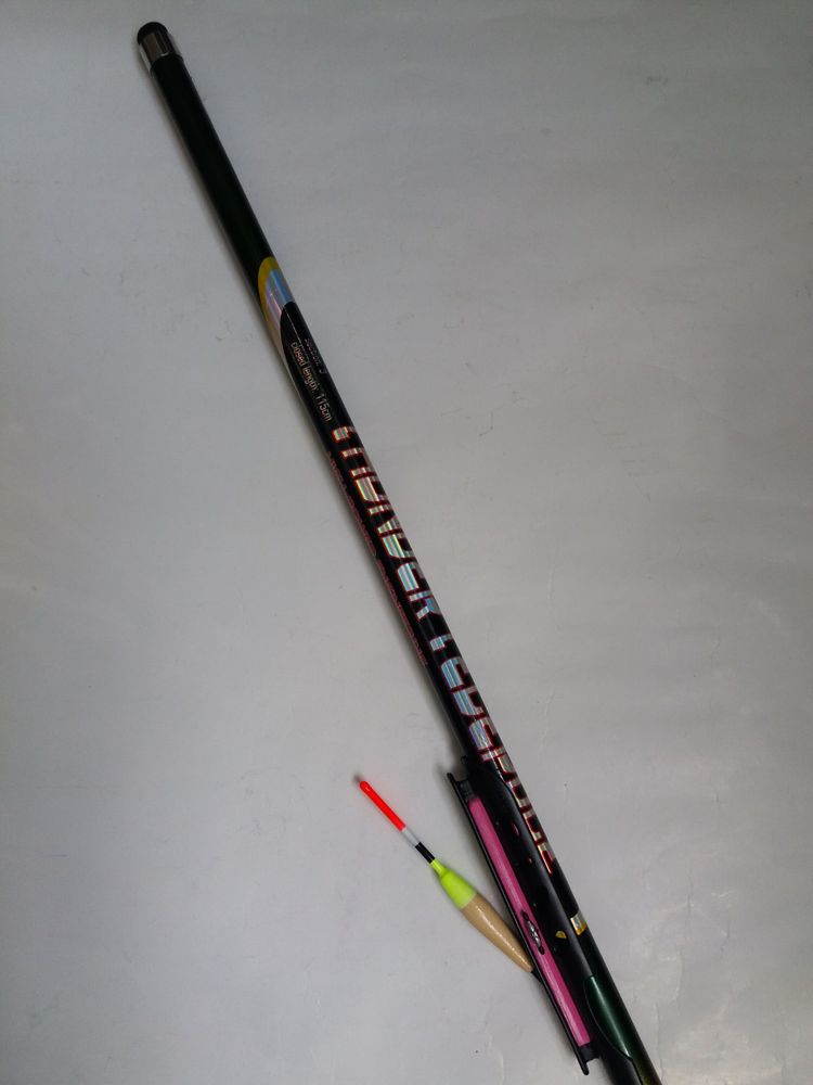 Fiberglass Fishing Rod 3 m without Guides Rigged and Ready