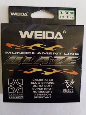 WEIDA BLAZE Angelschnur Durchmesser 0,50 mm 100 m