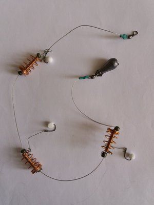 Fishing Rig for Crucian Carp With Wire