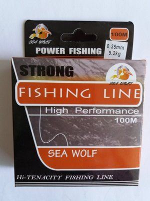 SEA WOLF Angelschnur Durchmesser 0,18 mm 100 m