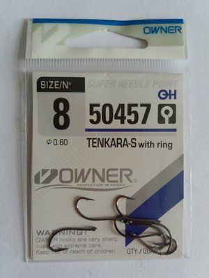 OWNER Haken Nr. 8 50457 - 1 Paket mit 7 St&uuml;ck