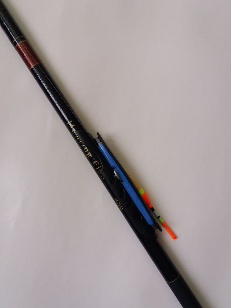 HUNTING FISH Fiberglass Telescopic Travel Whisker Rod 4.5 m Rigged and Ready