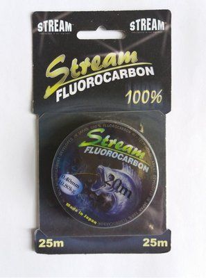 Stream Fluorocarbon Angelschnur Durchmesser 0,40 mm 25 Meter