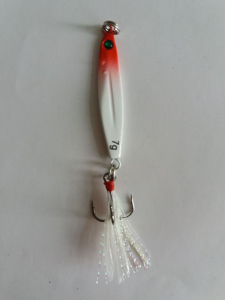 Pilker 7 Grams with Treble Hook and Goat's Beard Colour BLUE