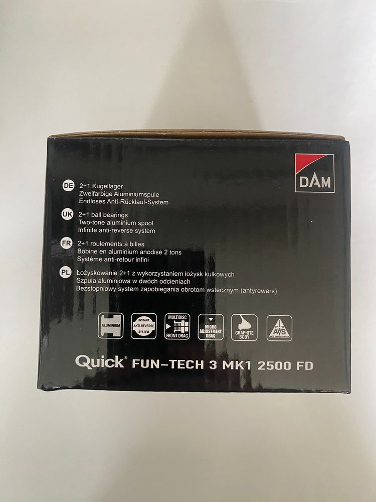Катушка DAM Quick Fun-Tech 3 MK1 2500 FD