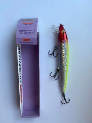 Wobbler Rapala Husky Jerk L&auml;nge: 12 cm Gewicht: 13 Gramm Tauchtiefe: 1,2-2,4 m Mit Rassel, schwebend