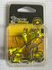 AKARA Jig Head 2/0 weight 3 grams B-91751 Colour YELLOW - 1 package of 10 pieces